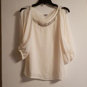Cold shoulder blouse